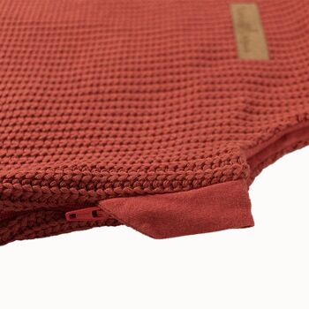 Knitted ToddieBag - sac de couchage en coton, Rouille - 98 8