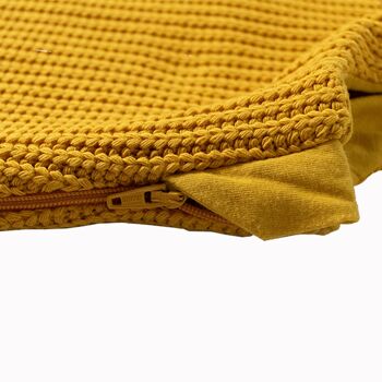 Knitted ToddieBag - sac de couchage en coton, Miel - 104 9