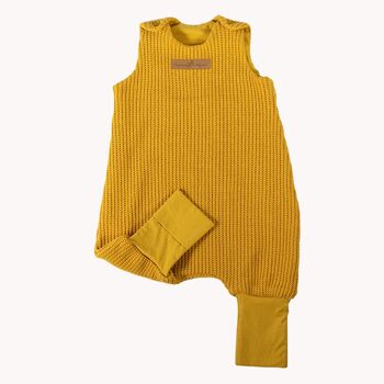 Knitted ToddieBag - sac de couchage en coton, Miel - 104 10
