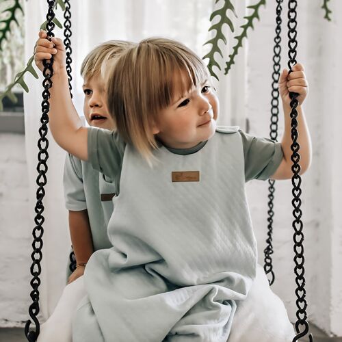 I love nature ToddieBag - organic cotton sleeping bag, Mint - 86 - Thick (1 - 1.5 TOG)