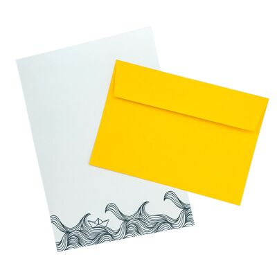 Papierboot-Briefpapier-Kompendium