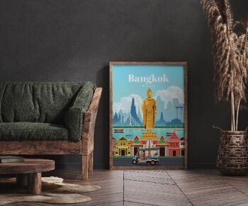 Bangkok - 100 x 70 - Affiche 2