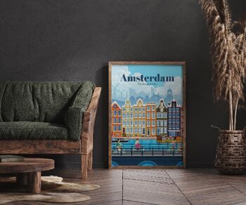 Amsterdam - 20 x 30 - Affiche 2