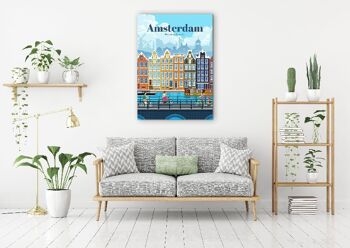 Amsterdam - 40 x 30 - Toile 1