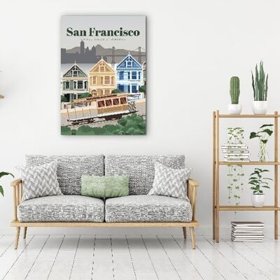 San Francisco - 40 x 30 - Canvas