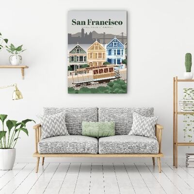 San Francisco - 50 x 40 - Toile
