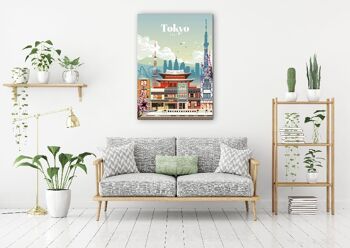 Tokyo - 40 x 30 - Toile 3