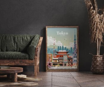 Tokyo - 100 x 70 - Affiche 2