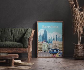 Barcelone - 20 x 30 - Toile 2