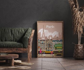 Paris - 20 x 30 - Affiche 2