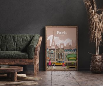 Paris - 100 x 70 - Affiche 2