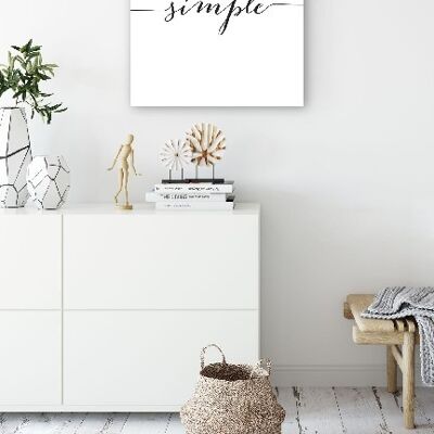 Keep it simple - 40X50 - Poster