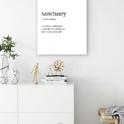 sanctuaire - 30X40 - Toile