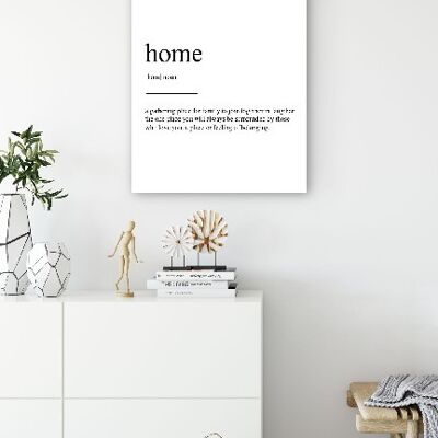 home - 40X50 - Poster