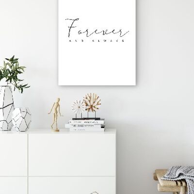 Forever And Always - 50X70 - Canvas