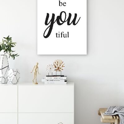 Be You Tiful - 30X40 - Lienzo