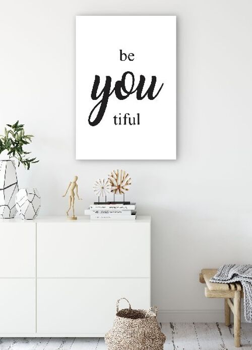 Be You Tiful - 50X70 - Canvas