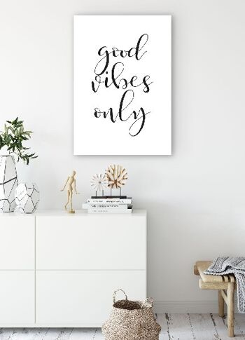Good Vibes Only - 50X70 - Toile