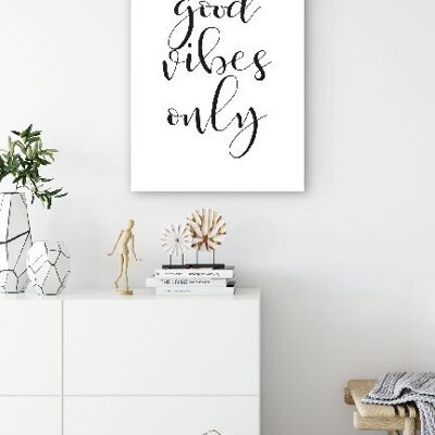 Good Vibes Only - 50X70 - Poster