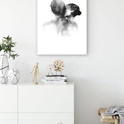 Drawn Heart - 70X50 - Poster