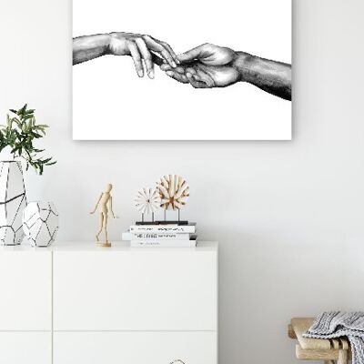 Hands together 2 - 30X20 - Poster