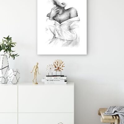 Faded Woman - 50X70 - Poster