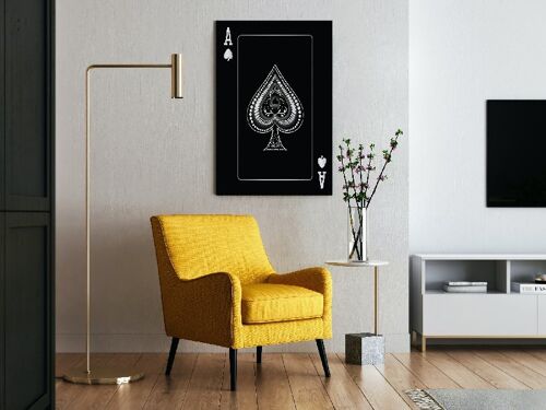 Ace of Spades - Zilver - 20X30 - Poster