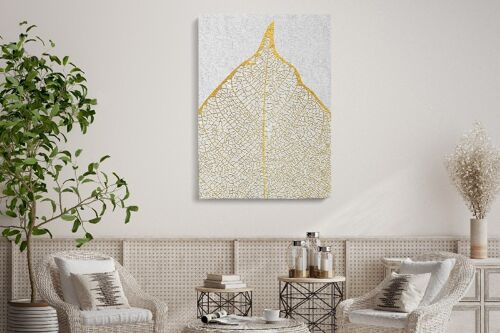 3 Gold Flowers - 70X100 - Poster