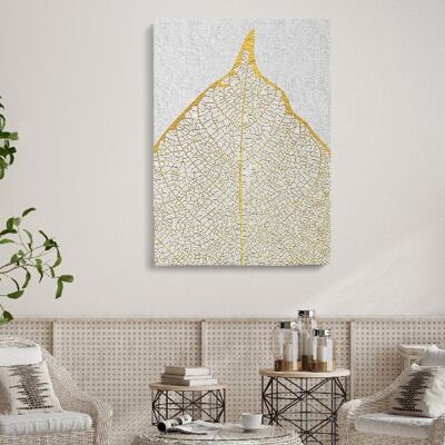 White Gold Skeleton - 50X70 - Canvas