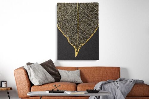 Black Gold Skeleton - 50X70 - Canvas