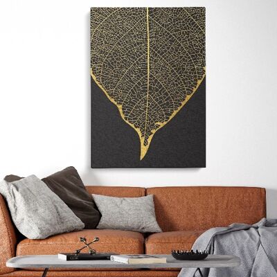 Black Gold Skeleton - 40X50 - Poster