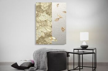 Feuilles d'Or 4 - 30X40 - Toile 1