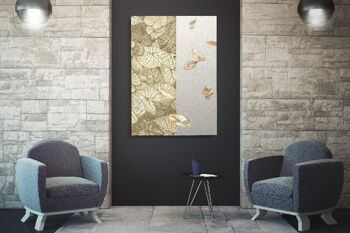 Feuilles d'Or 4 - 30X40 - Toile 2