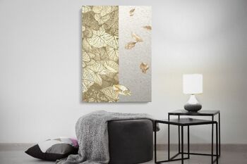 Feuilles d'Or 4 - 40X50 - Toile 1