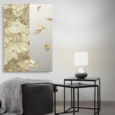 Golden Leaves 4 - 50X70 - Canvas
