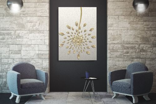 Golden Leaves 3 - 40X50 - Poster