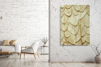 Feuilles d'Or 2 - 20X30 - Toile