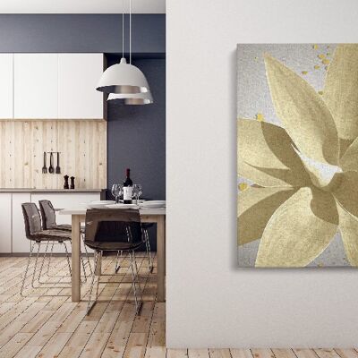 Goldene Blätter - 50X70 - Leinwand