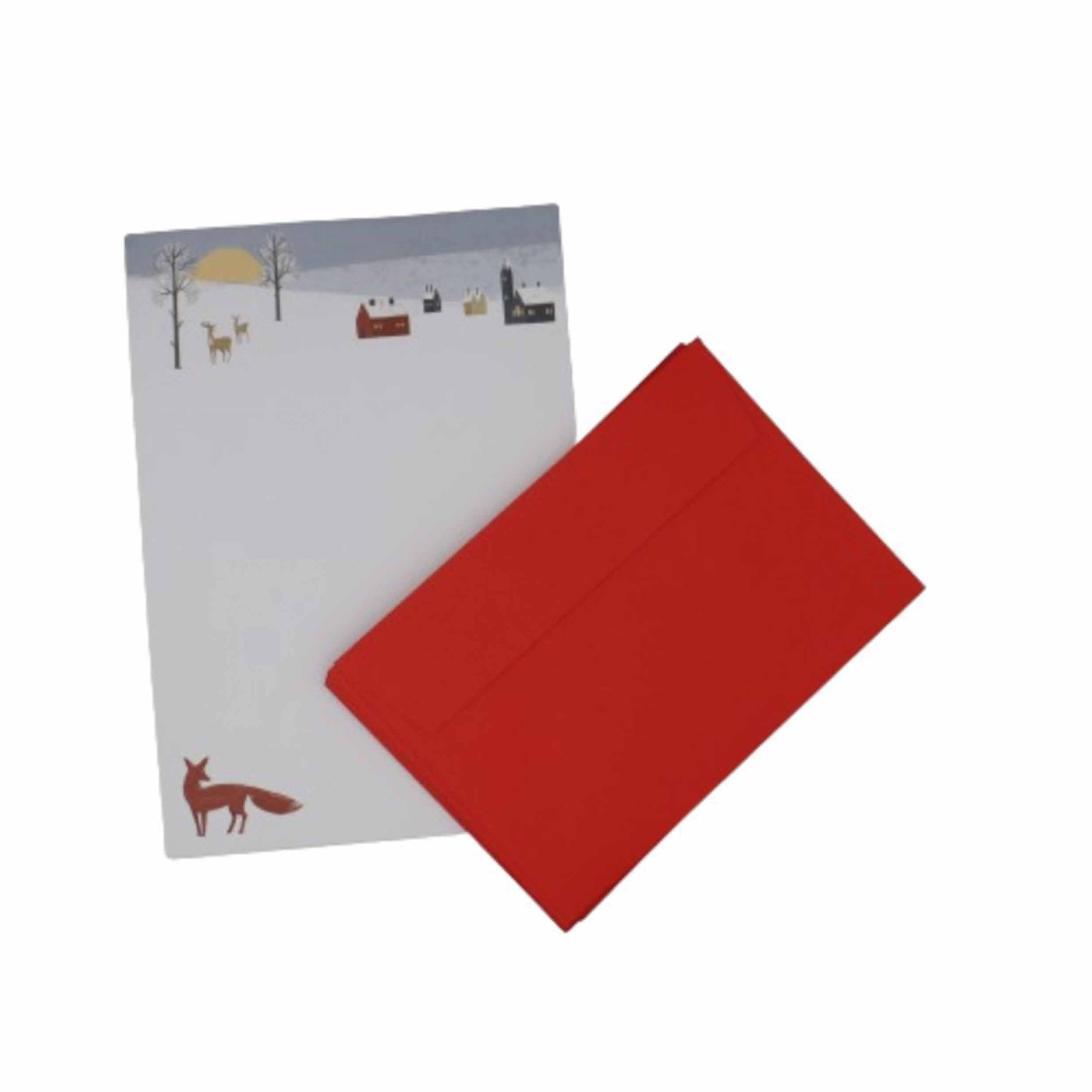Recueil de papier à lettres Winter Fox