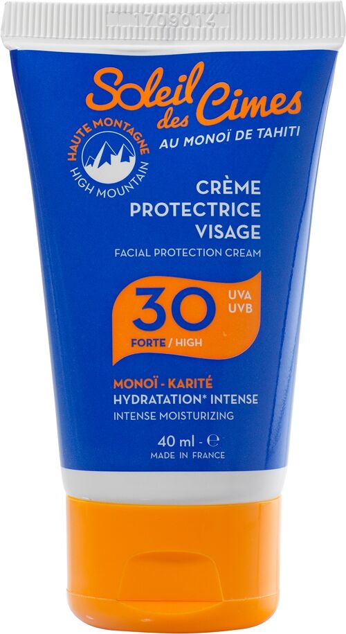 Creme de protection solaire spf30