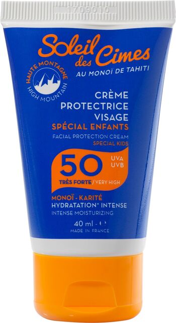 Creme de protection solaire spf50 kids