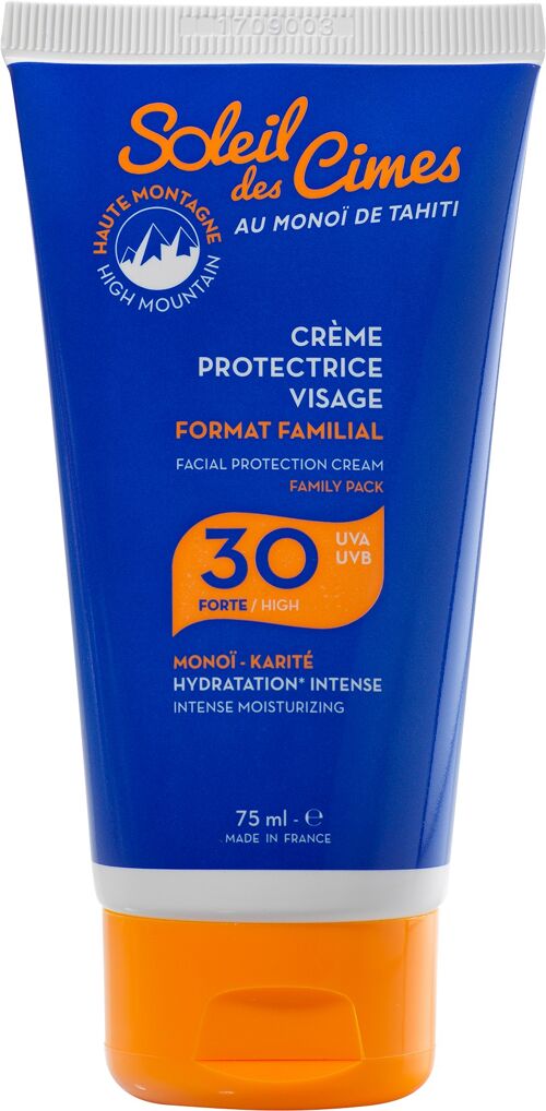 CREME DE PROTECTION SOLAIRE SPF30 - format familial