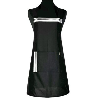 Japanese apron, "Black" (size L-XL)