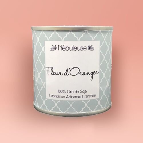 Bougie Pot de Peinture - Fleur Oranger - 100g