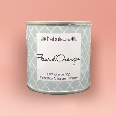Bougie Pot de Peinture - Fleur Oranger - 100g