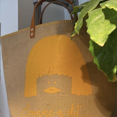 Beach bag Made in France by Jeanne in collaboration with Grenouille Rouge