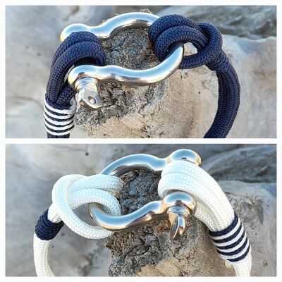 Bracelet pull marine manille d5 mm