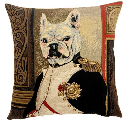 Bulldog Pillow Cover - Napoleon Gift -  French Decor