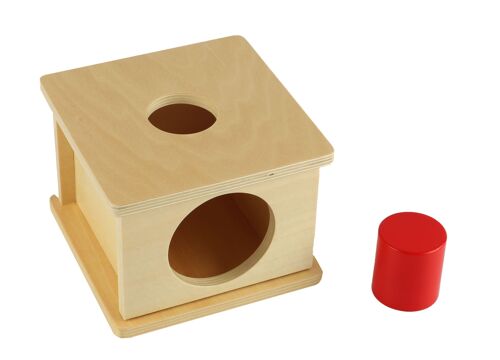 Boîte à forme cylindre Montessori
