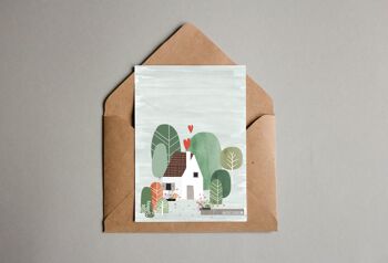 carte postale - 'Happy home' 3